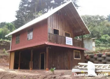 Alquiler cabana rustica nueva con cochera