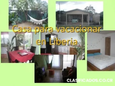 Alquiler de casa vacacional en liberia, guanacaste