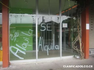 Alquiler de local comercial en el centro de la fortuna de san carlos
