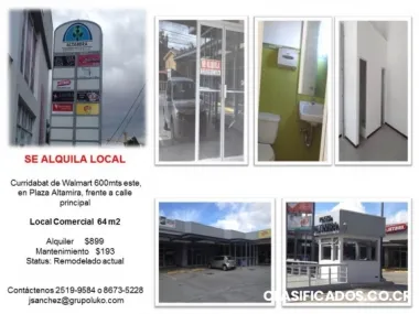 Alquiler de local comercial