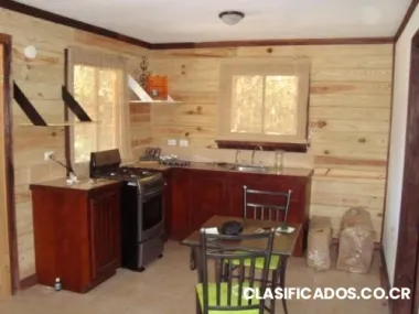 Cabaña amueblada con acabados de lujo $850.