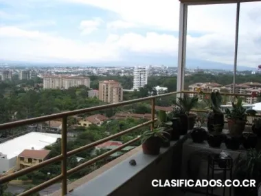 Hermoso apartamento con preciosas vistas en venta en escazu