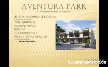 Se alquilan locales en guachipelín escazu