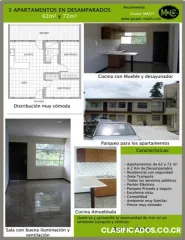 3 apartamentos en desamparados