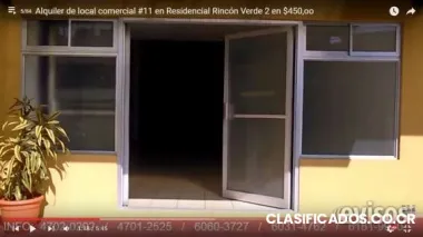Alquiler de local comercial #11 en residencial rincón verde 2 en $450,oo