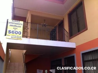 Alquilo apartamento en sarchí-$600