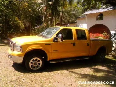 Camioneta ford f250 amarillo 4x4 disel