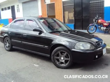 Honda civic lx 97,negro,rtv y marchamo