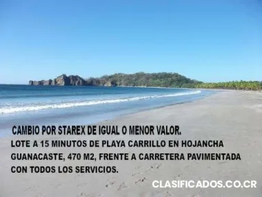 Lote en hojancha gte a 15 minutos de playa carrillo