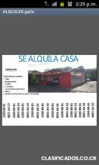 Se alquila casa san roque de barva en heredia