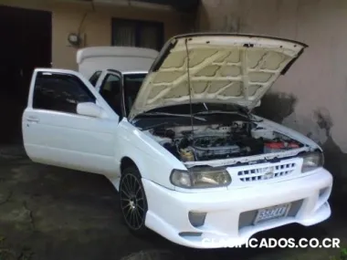 Sentra b13 full ext 94 modificado, audio, video dvd, aros 17