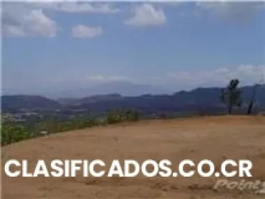 Terreno con vista panoramica en palmares,$7.50 xm2,todos los servicios,3 min al centro