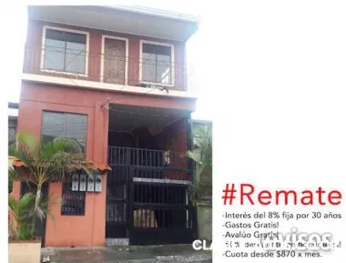 Remate casa en la aurira, heredia