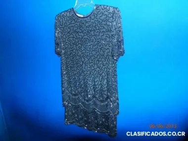 Hermoso vestido de noche 100% seda!!!