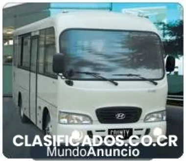 Transporte con microbuses y buses a todo el pais