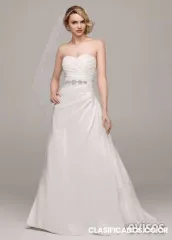 Vestido de novia blanco suave