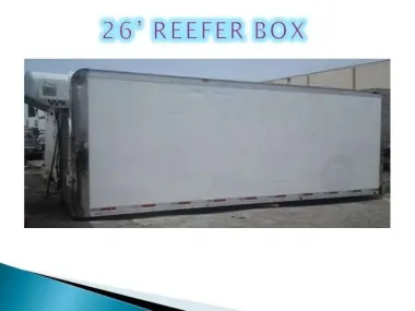 Cajas secas y refrigeradas para camiones