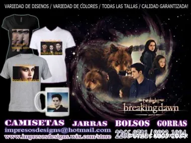Camisetas amanecer parte 2 twilight breaking dawn part 2