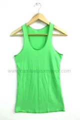 Camisetas de tirantes lisas al por mayor