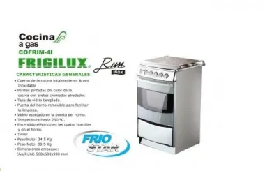 Cocina de gas frigilux