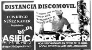 Distancia discomovil