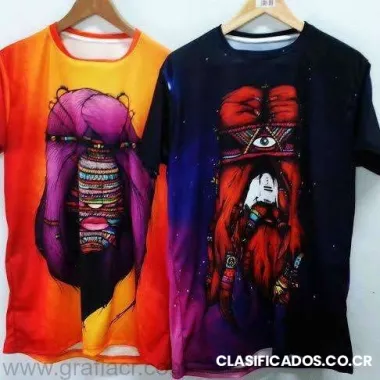 Impresión de camisetas full color en pieza completa