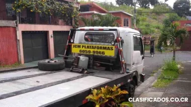 Servicio de grúa plataforma alajuela 24/7