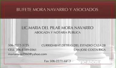 Su servicio de abogada notaria