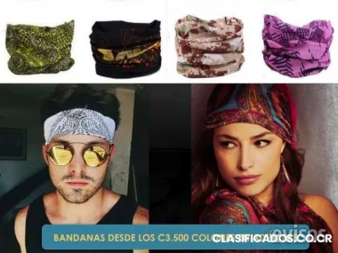 Vendemos bandanas deportivas diseños y colores