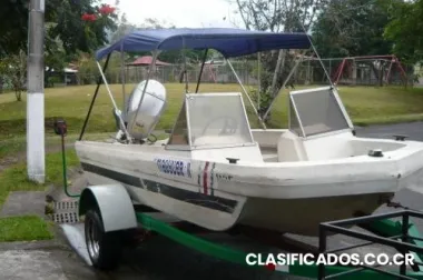 Vendo lancha 16pies motor honda 4 t