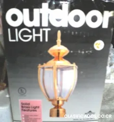 2 lámparas de jardín