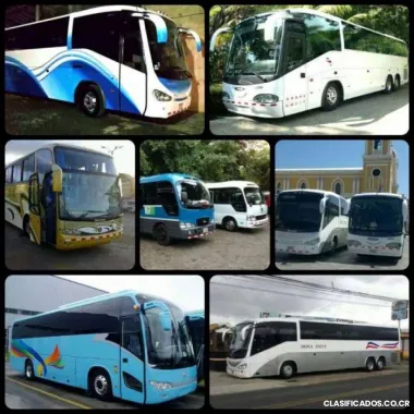 Alquiler autobuses turismo dentro y fuera del pais