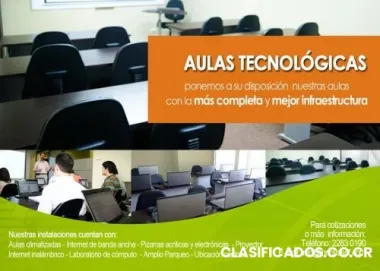 Aulas tecnológicas para alquilar