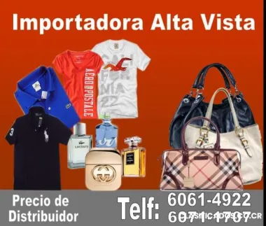 Blusas camisas bolsos perfumes para distribuidores