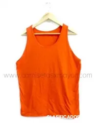 Camisa lisa de tirantes de hombre