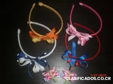Cintillos y lazos para ninas