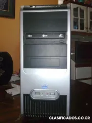 Cpu computadora combo parlantes web cam teclado mouse planta