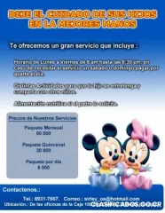 Cuidado de niños en excelentes manos