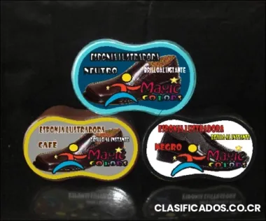Esponjas lustradoras para el calzado
