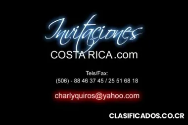 Invitaciones costa rica