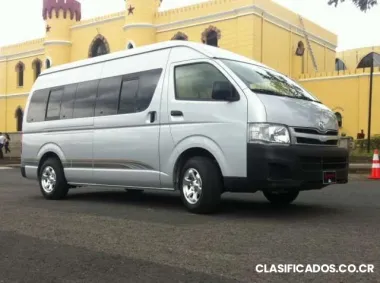 Microbuses nuevas para su traslado por todo el país