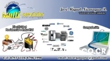 Multi-servicios electricidad, electrónica y computación