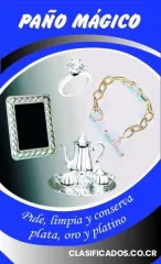 Paño magico limpia joyas, para el cuidado de joyas de oro, plata y platino