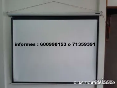 Pantalla para proyector 63 x 51 pulgadas