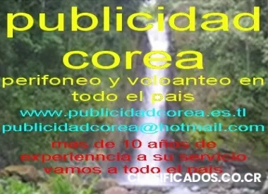 Perifoneo y volanteo en toda costa rica al mejor precios