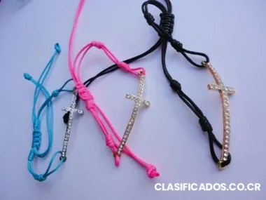 Pulseras con cruz creacionart solo mayoreo