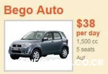 Rentacar en costa rica modelos 2013