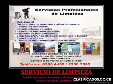 Servicios de limpieza a domicilio todo el pais