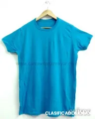 T shirt lisas cuello redondo de mujer
