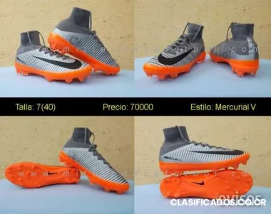 Tacos de futbol nike, adidas